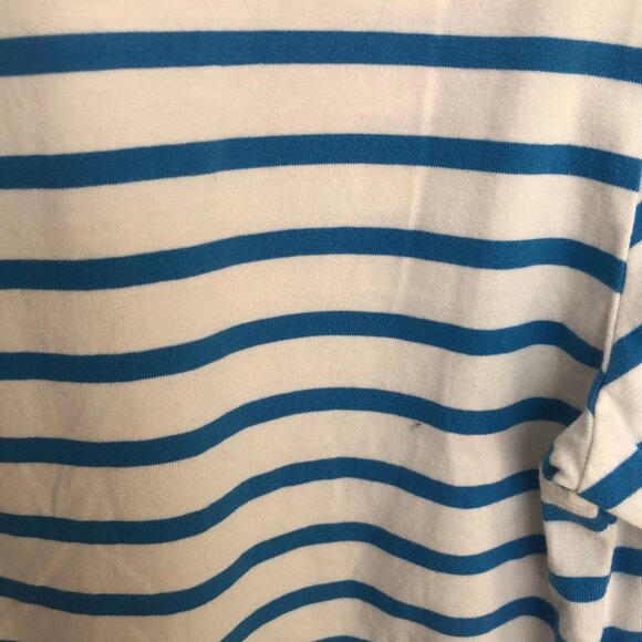 Seasalt sailor t-shirt blue and white size 14 UK or 10 US - Picture 2 of 3